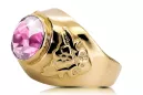 Amethyst 14K Yellow gold Ring Vintage vrc078y